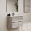 Mueble de baño con fondo reducido 2 cajones Sansa de Royo